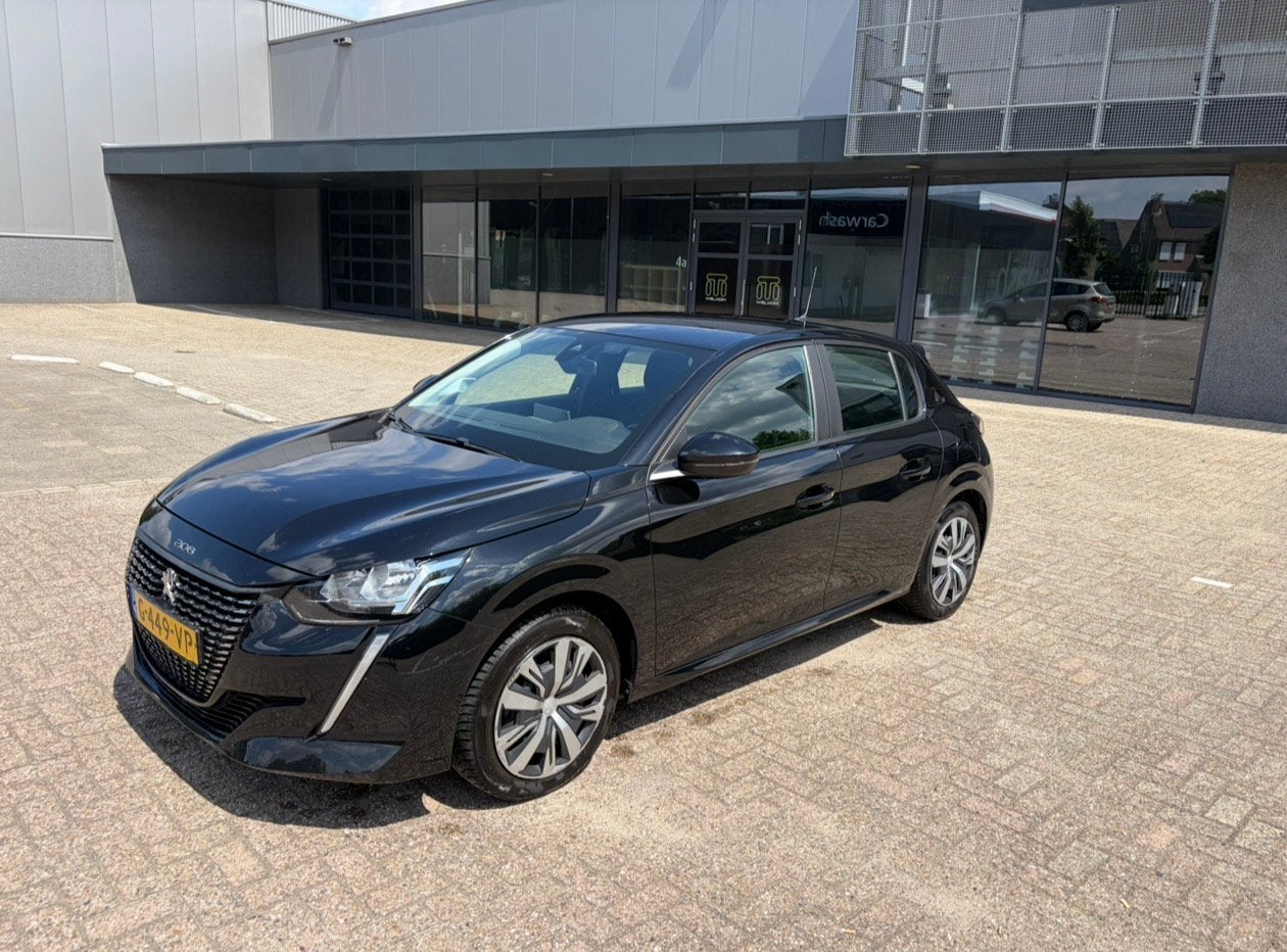 Peugeot 208 1.2 Puretech 75pk 2019 Zwart, Auto's, Voorwielaandrijving, 1199 cc, Zwart, Origineel Nederlands