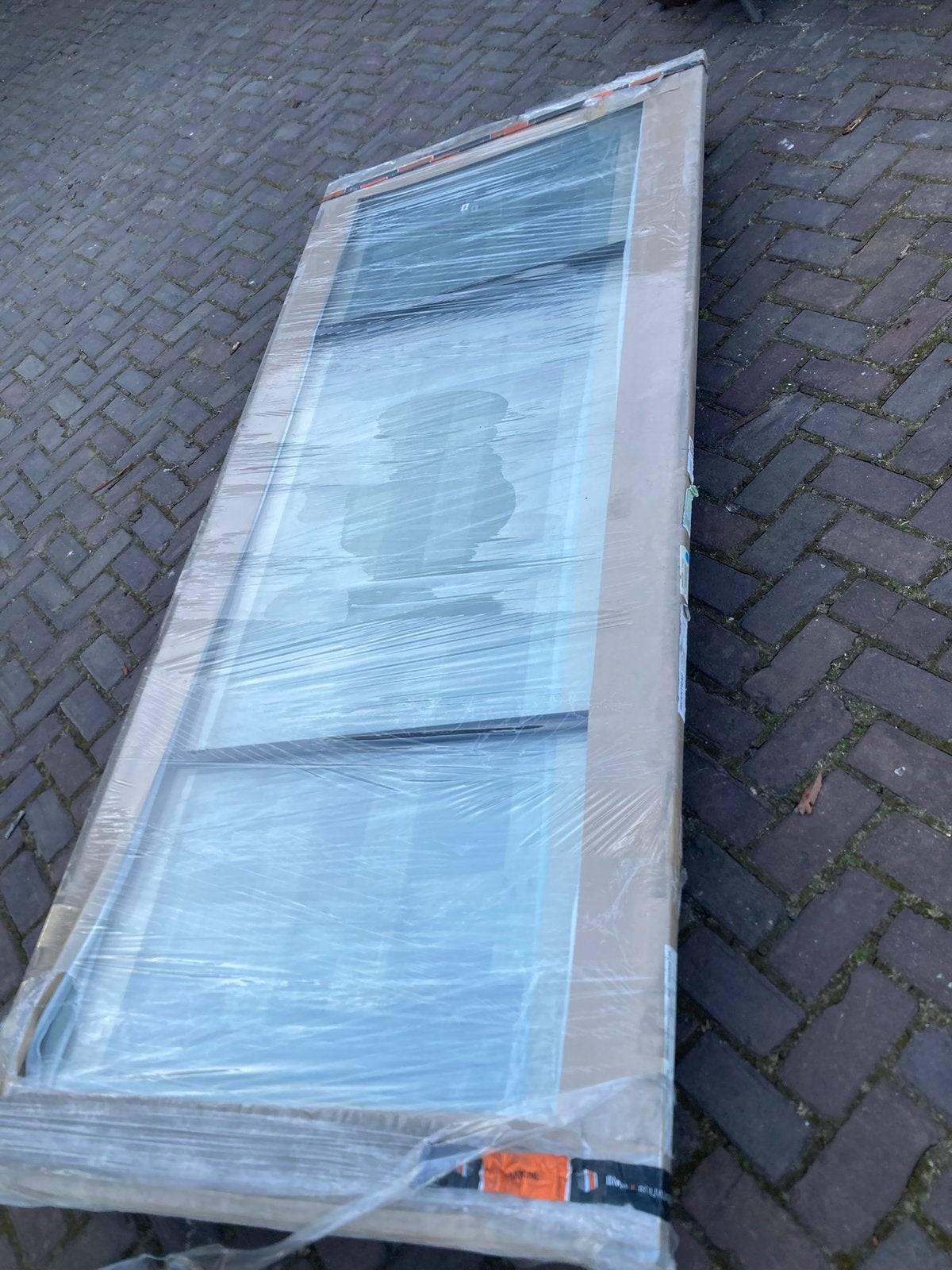 Grote taatsdeuren schuifdeuren stomp. 260cm hoog skantrae, Deurkozijn, Zo goed als nieuw, Hout, Ophalen