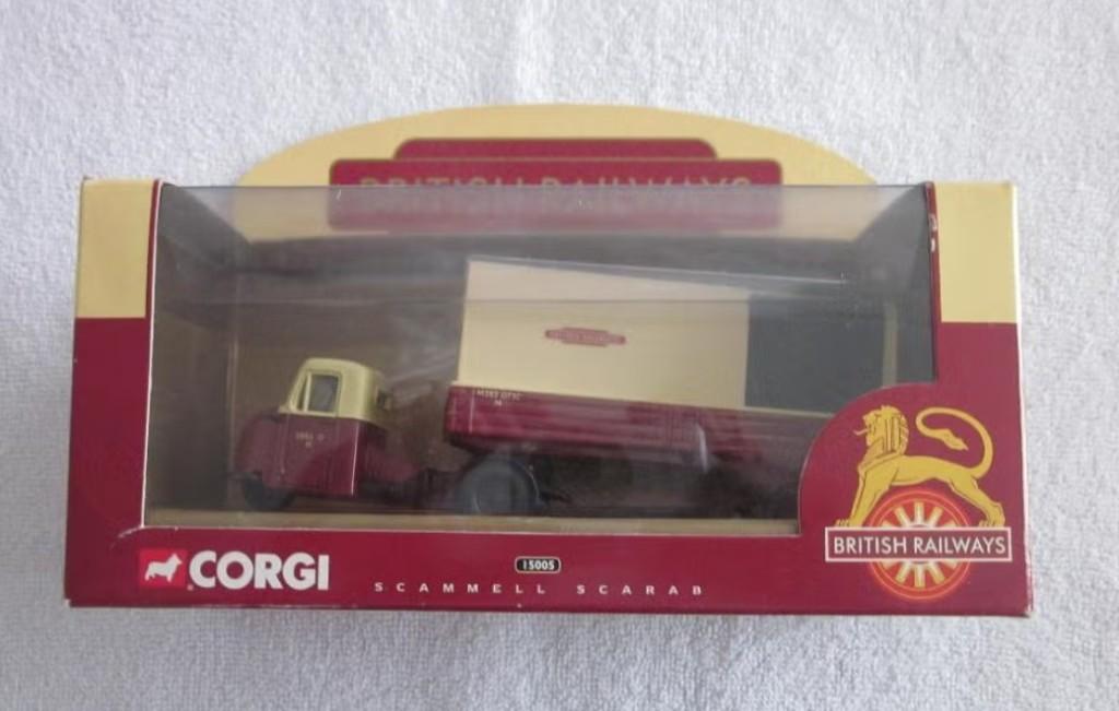 Corgi truck British Railways Scammell Scarab  in doos., Hobby en Vrije tijd, Modelauto's | 1:50, Ophalen of Verzenden, Zo goed als nieuw
