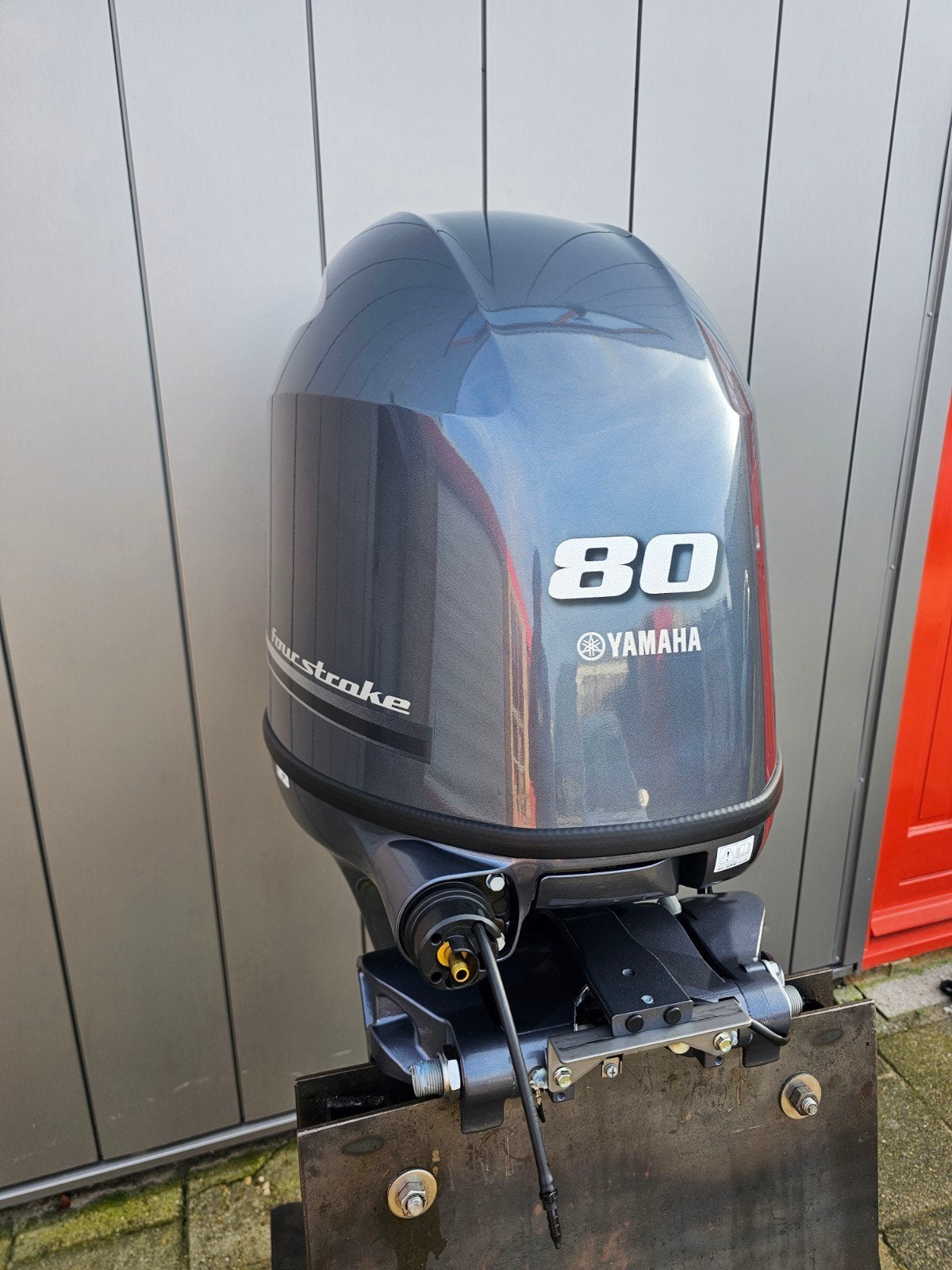 YAMAHA 100 PK EFI LANGSTAART POWERTRIM  NIEUW, Watersport en Boten, Ophalen, Nieuw, Benzine, 30 pk of meer