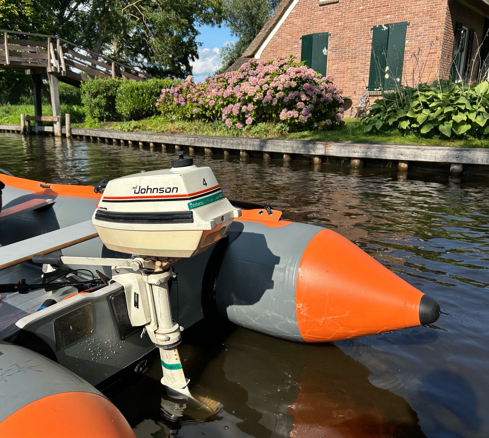 Johnson 4pk 2takt, Ophalen, Gebruikt, Motorboot, Motor en Techniek