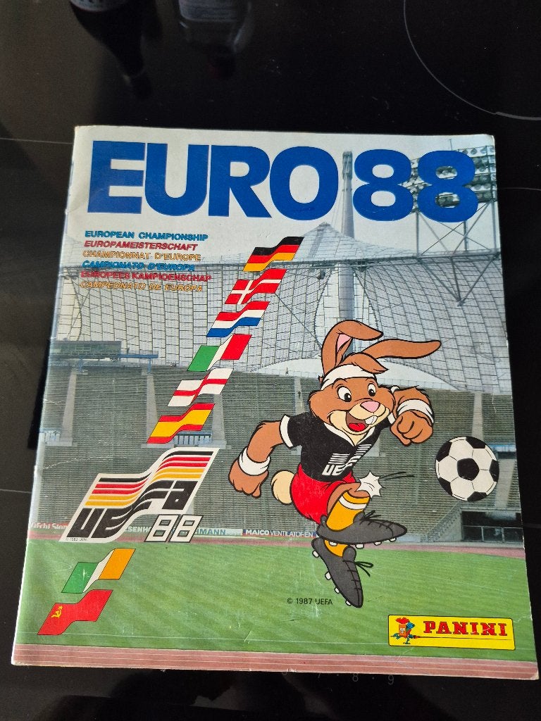 Panini 1988 EK, Ophalen of Verzenden, Zo goed als nieuw, Buitenlandse clubs, Poster, Plaatje of Sticker