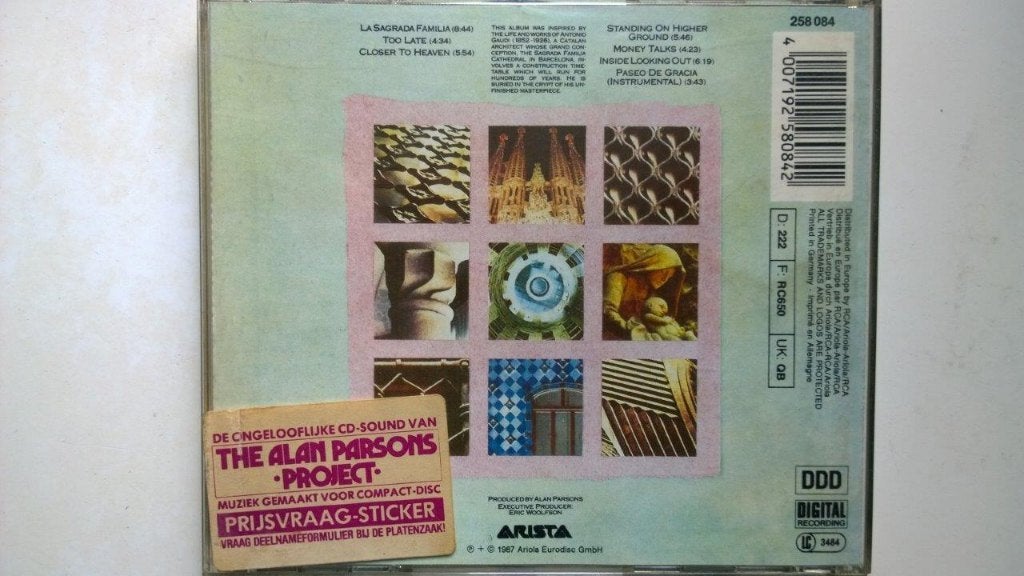 The Alan Parsons Project - Gaudi, Ophalen of Verzenden, Zo goed als nieuw, Poprock, Album