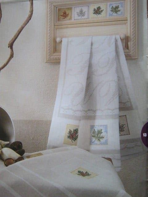 Borduurpatroon  Bladeren blad  nr 1818 do, Verzenden, Nieuw, Handborduren, Patroon