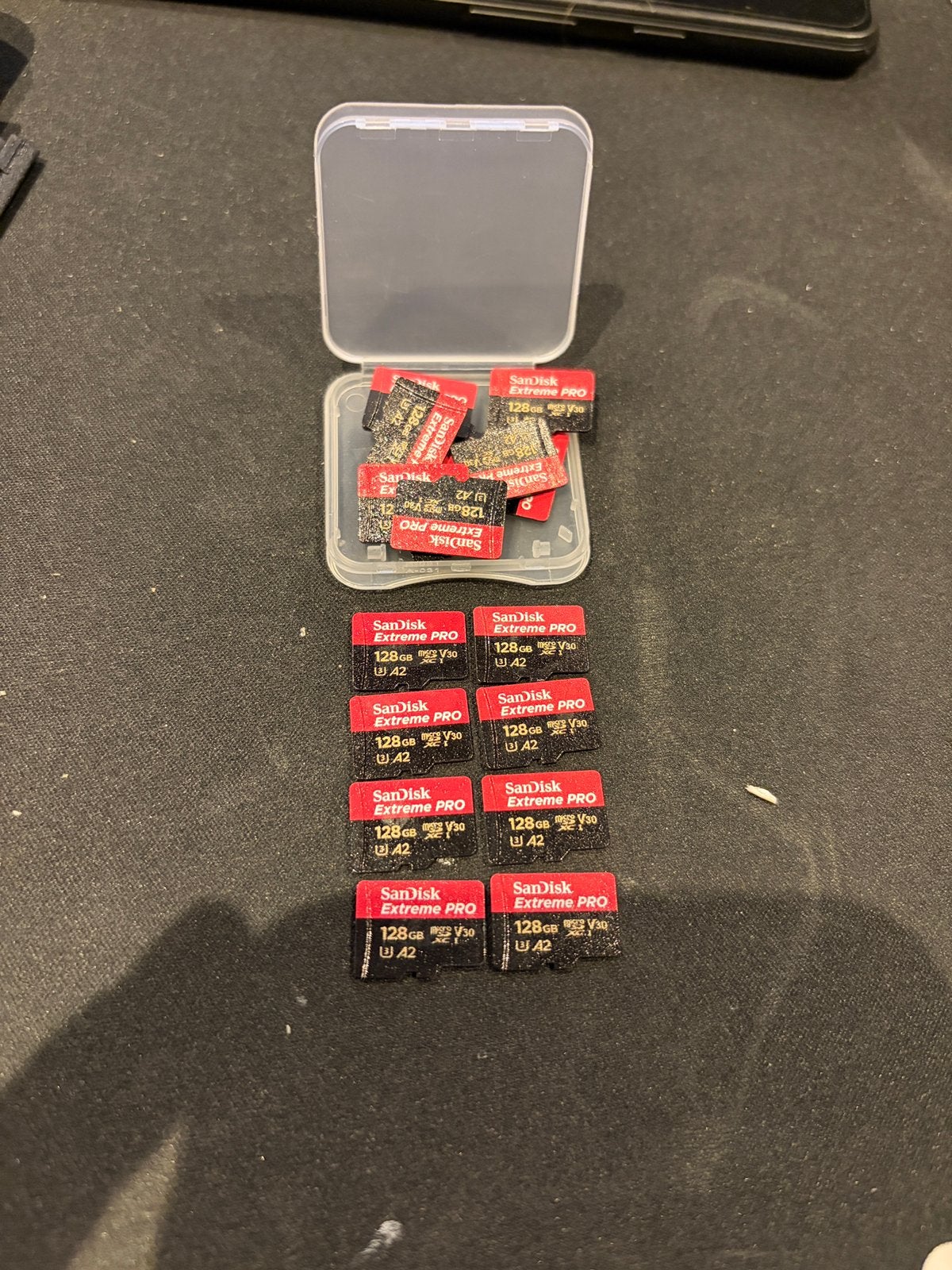 Sandisk Extreme Pro micro SD 128GB (10x), Audio, Tv en Foto, Fotografie | Geheugenkaarten, Ophalen, Zo goed als nieuw, Fotocamera