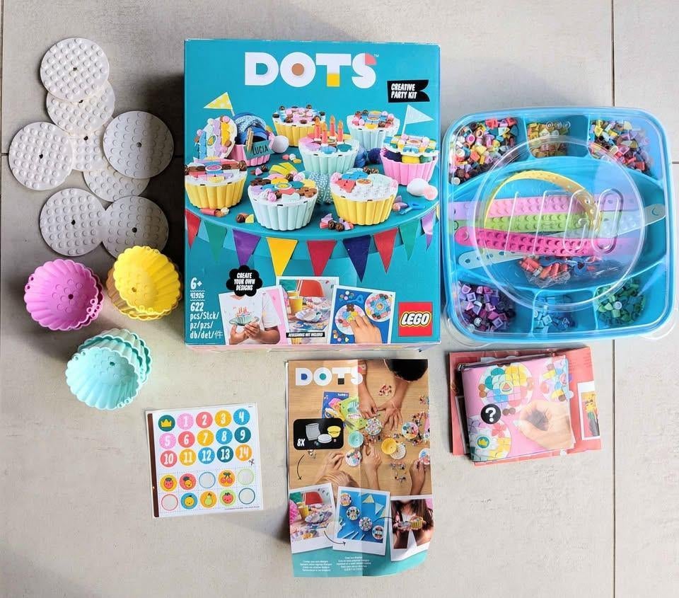 Lego Dots pakket: creatieve feestkit en bff armbandenset, Ophalen of Verzenden, Zo goed als nieuw, Complete set, Lego