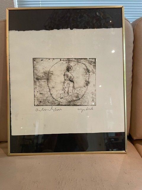 ets Anton Heyboer, Antiek en Kunst, Ophalen, Gesigneerd, 16 cm, 21 cm