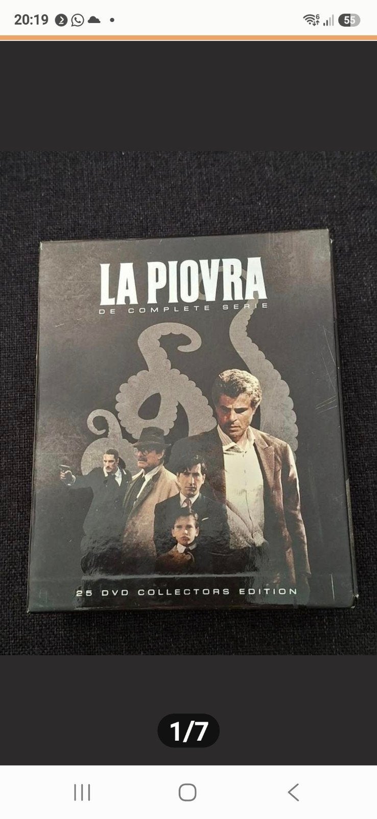 La Piovra 25 dvd box inclusief de aansteker, Vanaf 12 jaar, Ophalen of Verzenden, Zo goed als nieuw, Actie en Avontuur