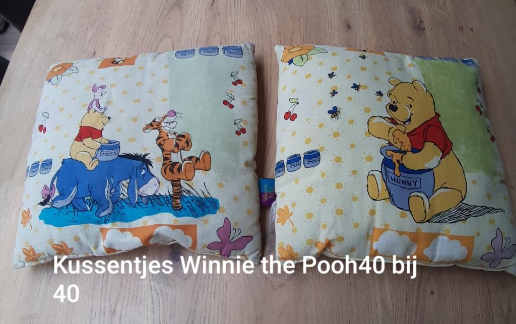 kussentjes Winnie the Pooh, Ophalen of Verzenden, Gebruikt, Kleed of Kussen