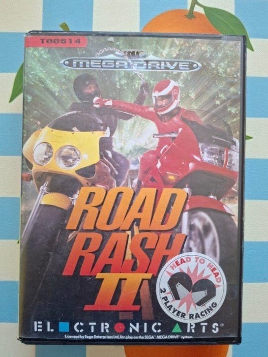 Road Rash II - Sega Mega Drive, Spelcomputers en Games, Games | Sega, Gebruikt, Racen en Vliegen, 2 spelers, Ophalen of Verzenden