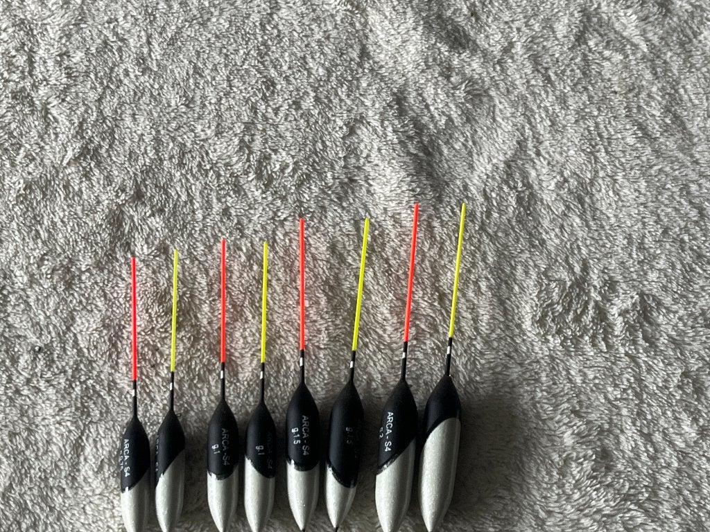 adv 201 / NIEUW serie 8 dobbers ARCA, Ophalen of Verzenden, Nieuw, Dobber of Lood