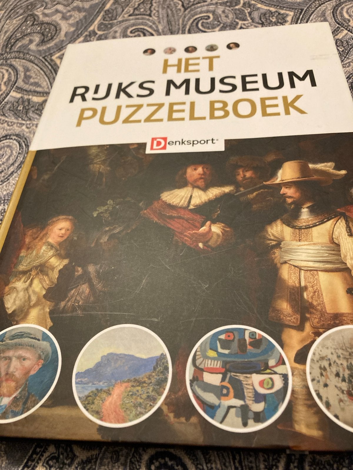 Het Rijksmuseum Puzzelboek - Denksport, Ophalen of Verzenden, Minder dan 500 stukjes, Gebruikt, Puzzelboek