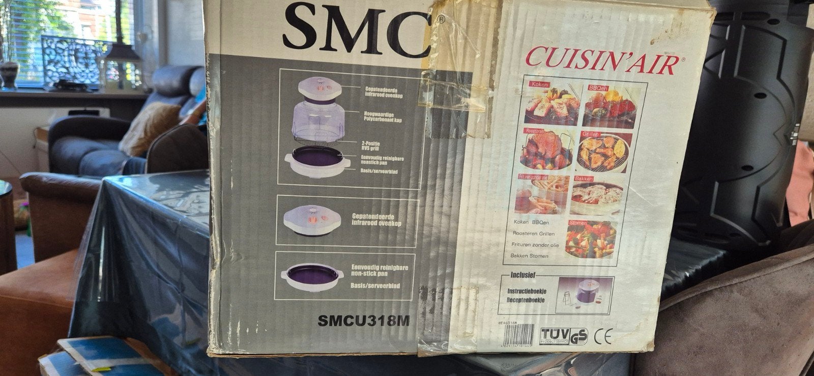 SMC Cuisin'Air Heteluchtoven - gebruikt maar netjes, Witgoed en Apparatuur, Ophalen, Minder dan 45 cm, Minder dan 45 cm, Hete lucht