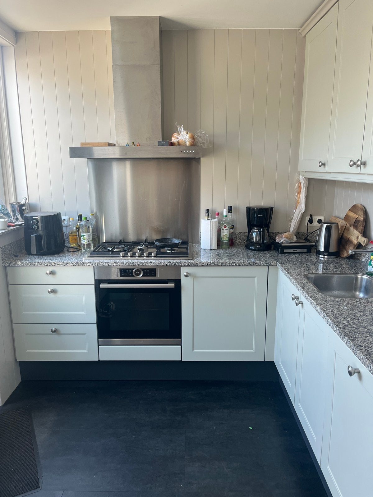 Houtsma keuken, Huis en Inrichting, Keuken | Complete keukens, Ophalen, Gebruikt, Hoekkeuken, Graniet of Steen