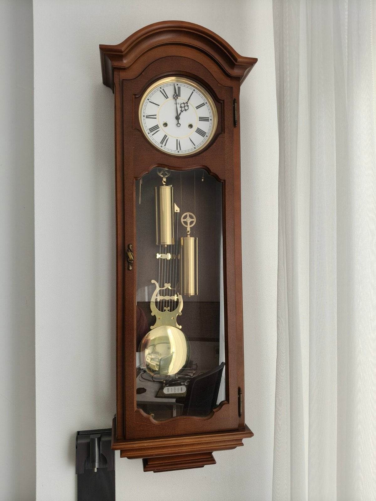 AMS regulateur klok antiek, Antiek en Kunst, Ophalen