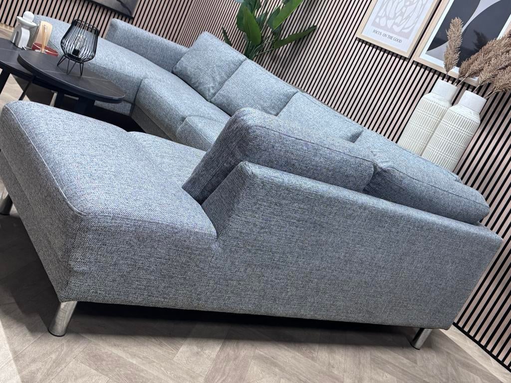 ZGAN INhouse U-Bank /Hoekbank - Grijs - Klein Formaat-303cm, Huis en Inrichting, Banken | Bankstellen, U Bank Klein Formaat Tijdloos Modern Kwaliteit Comfortabel