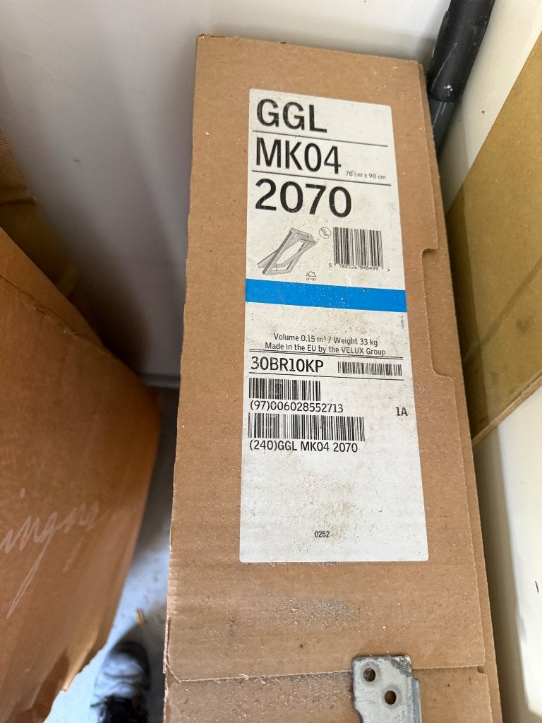 Velux GGL MK04 78x98 incl EDW gootstukken, Ophalen, 80 tot 120 cm, 80 tot 120 cm, Nieuw