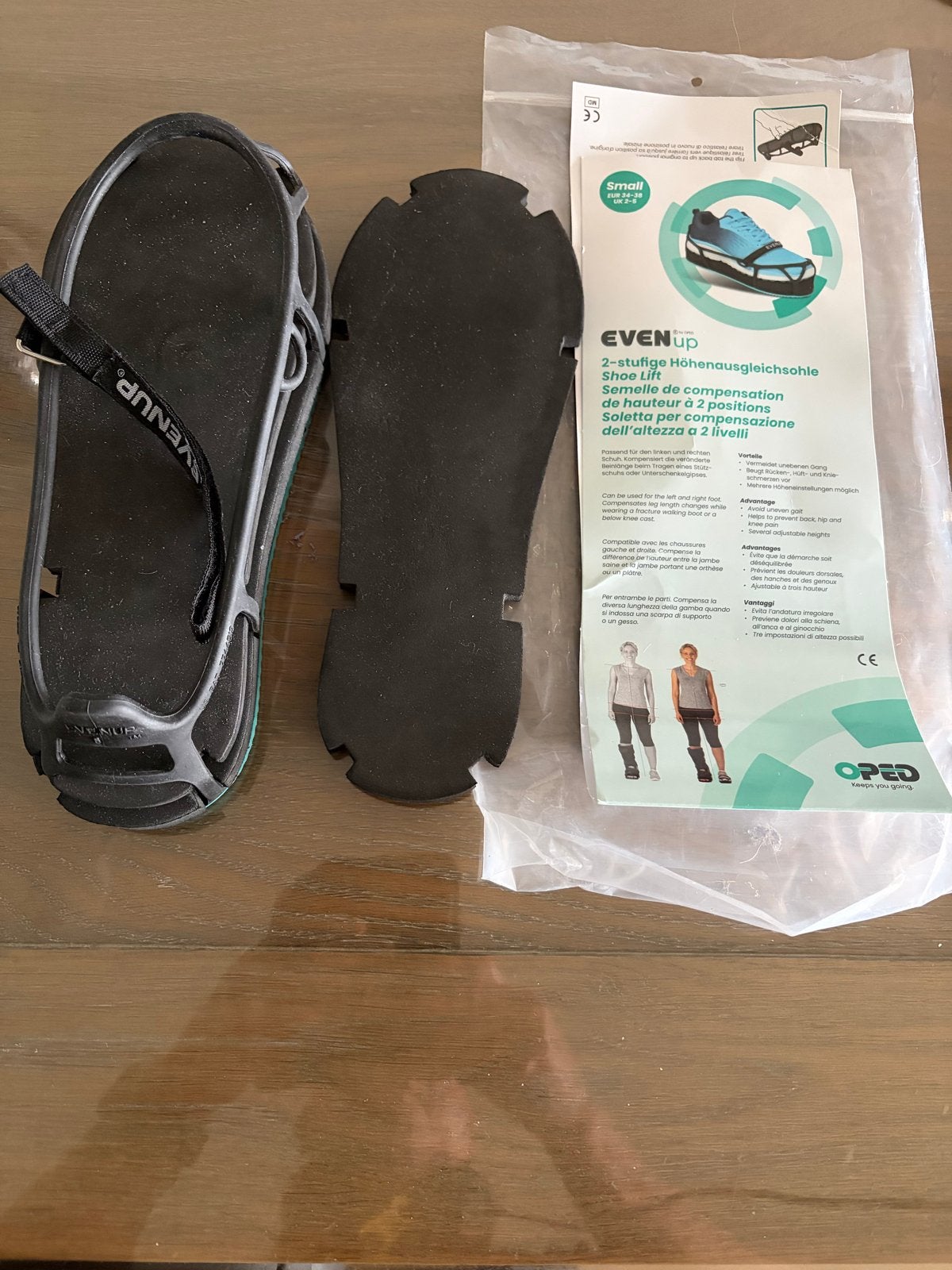 Even up compensatie schoen mt 34-38, Ophalen of Verzenden, Zo goed als nieuw