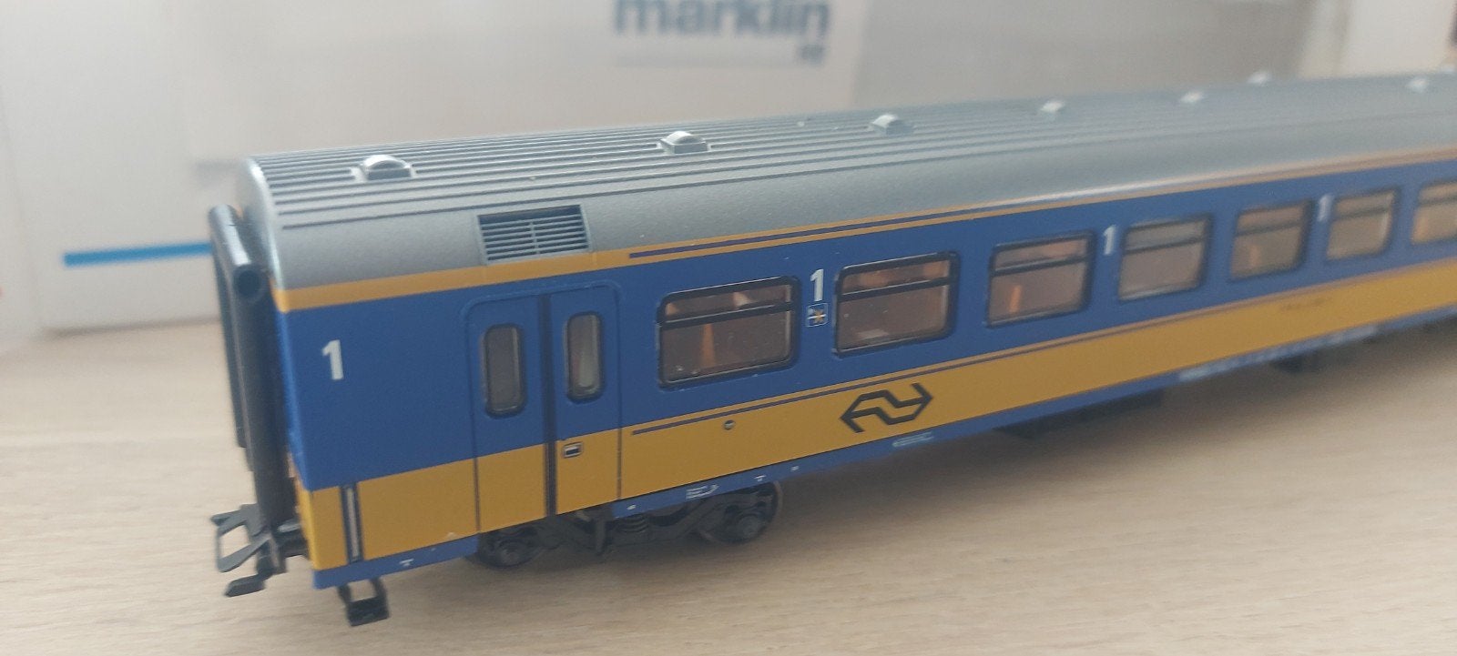 Märklin NS 1 ste klas intercity rijtuig artnr 4264 in ovp, Wisselstroom, Wagon, Ophalen of Verzenden, Märklin