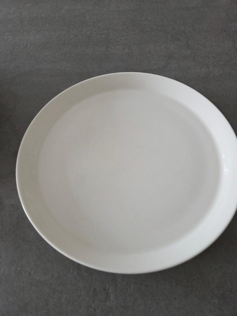 Set van 7 witte dinerborden - Select Dinnerware, Ophalen, Gebruikt, Keramiek, Bord(en)