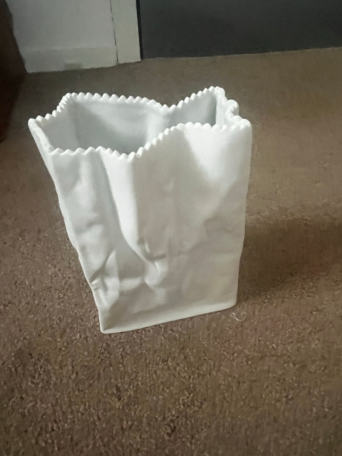 Rosenthal Tapio Wirkkala Paper Bag  vaas, Ophalen of Verzenden