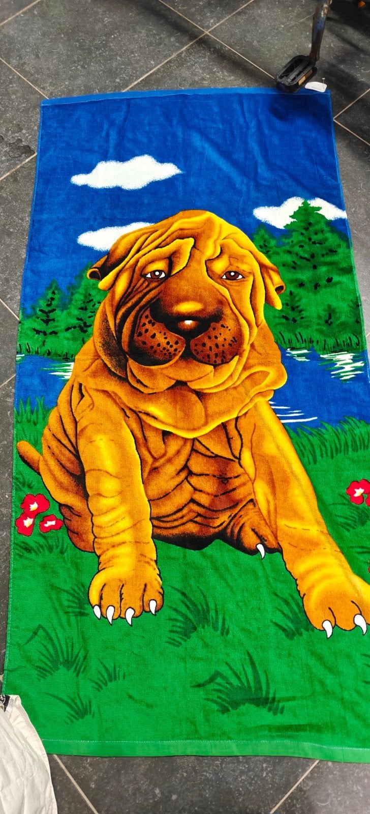 handdoek shar pei, Ophalen of Verzenden