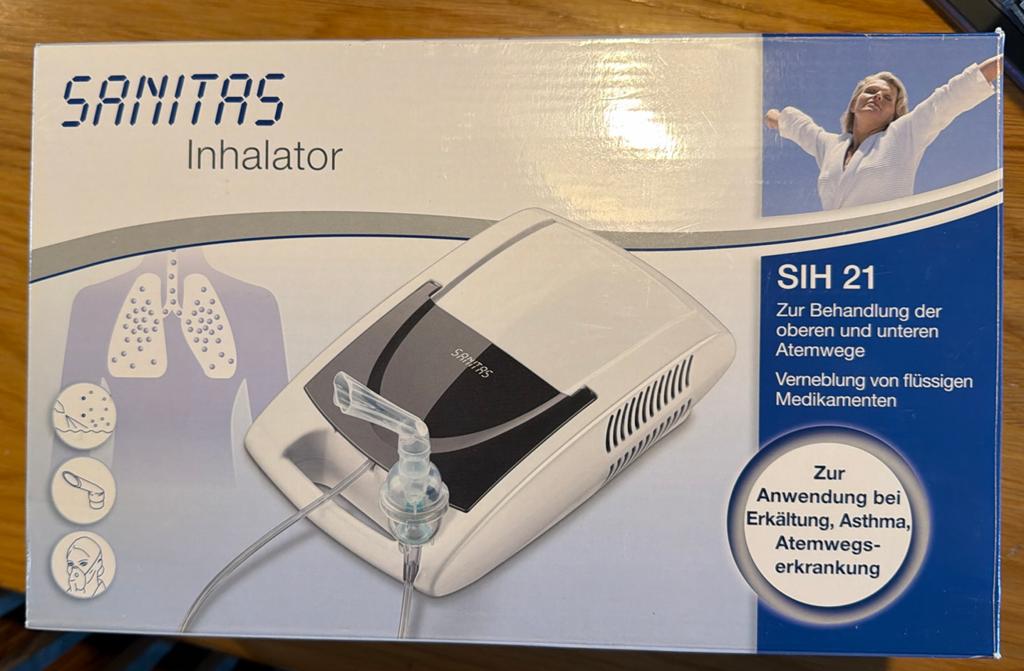 Sanitas Inhalator SIH 21 - Nieuw in doos, Ophalen of Verzenden, Nieuw, Overige typen