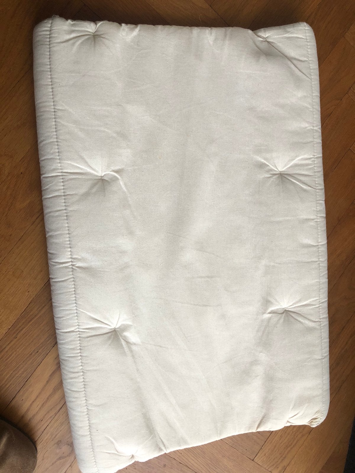 Wollen aankleedkussen ‘mijn Hemeltje’, Kinderen en Baby's, Ophalen of Verzenden, Zo goed als nieuw, Aankleedkussen