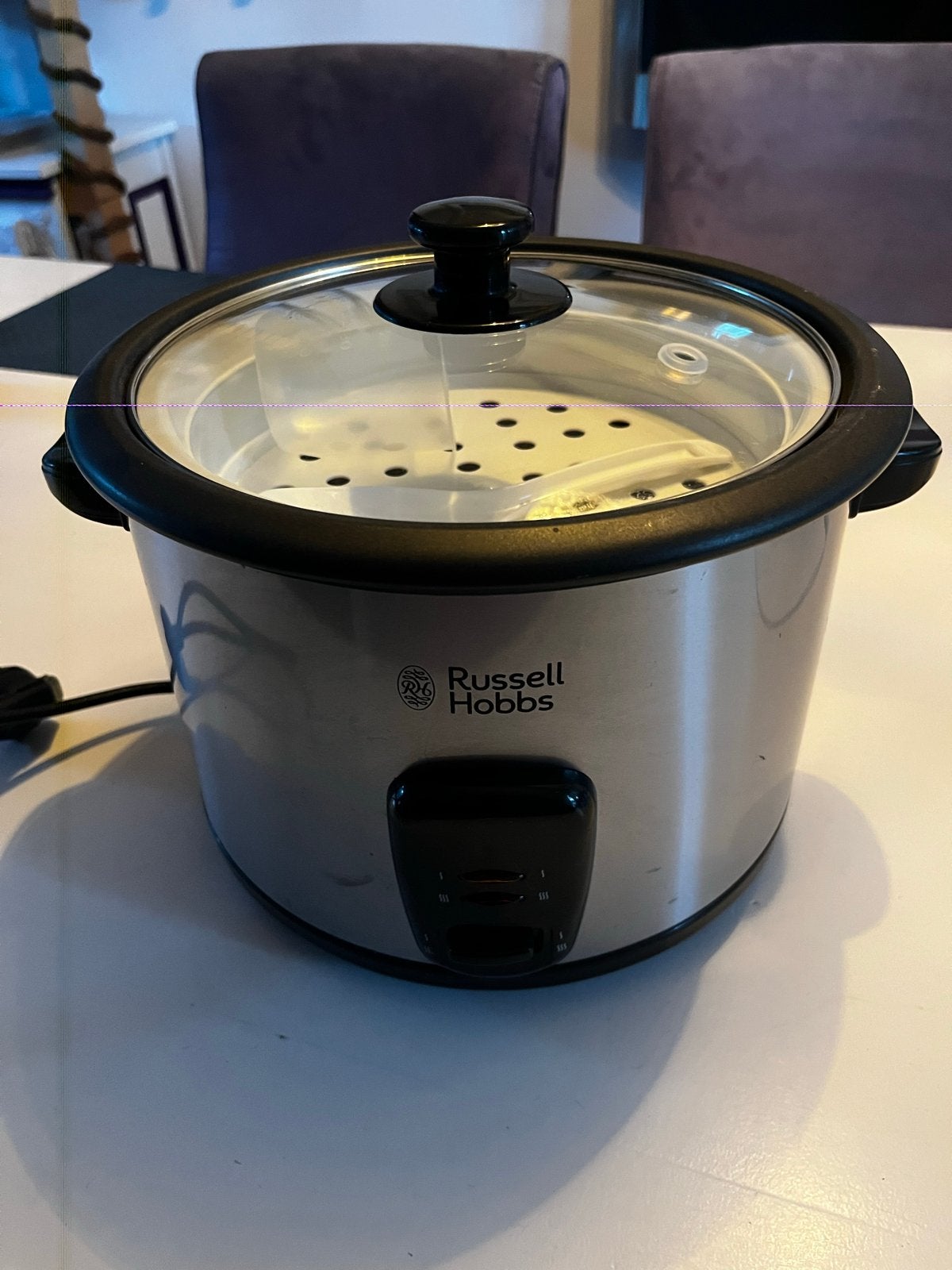 Russell Hobbs Slowcooker - Zilver/Zwart, Witgoed en Apparatuur, Ophalen of Verzenden, Gebruikt