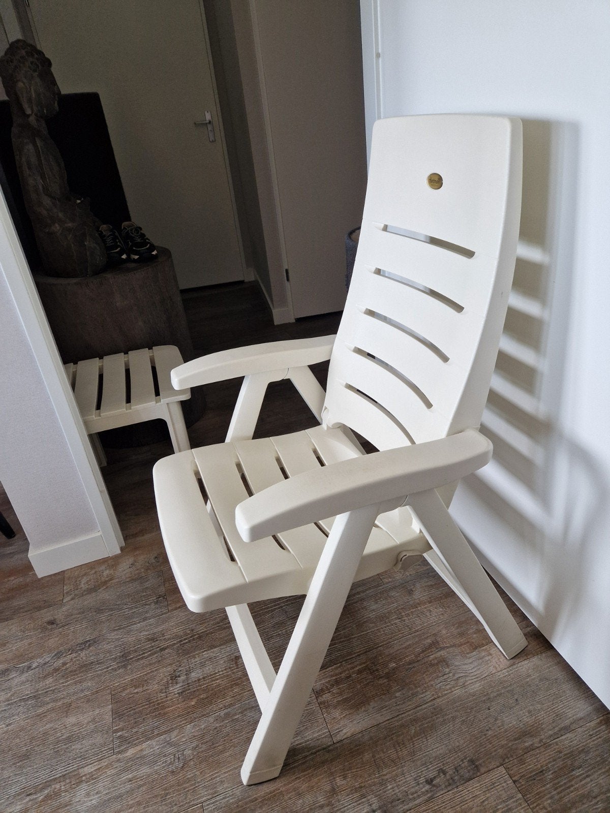 Hartman tuinstoelen, Tuin en Terras, Tuinstoelen, Ophalen of Verzenden, Gebruikt, Kunststof, Verstelbaar