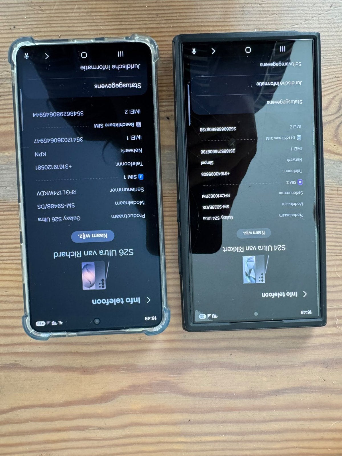 samsung s24 ultra en 26 ultra te koop, Telecommunicatie, Galaxy S24, Zwart, Touchscreen, Ophalen of Verzenden