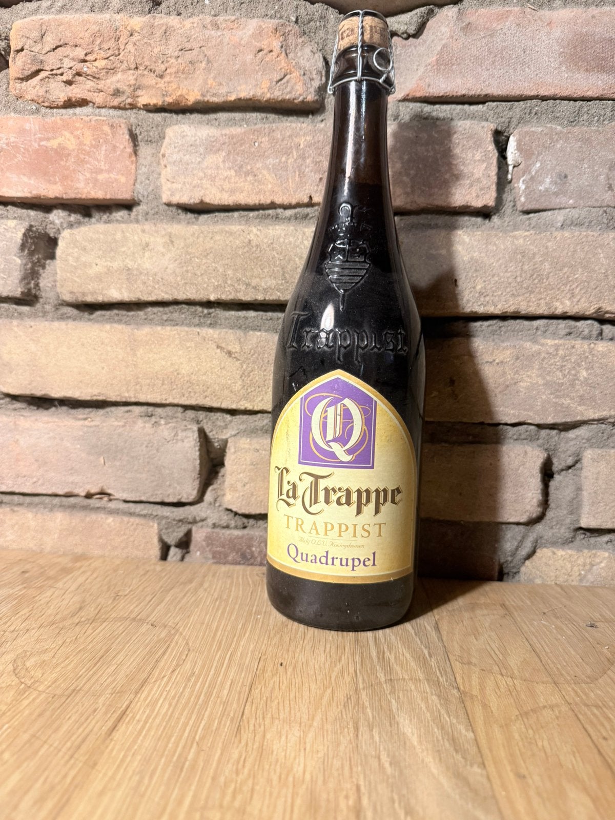 La trappe Quadrupel 2015, Verzamelen, Ophalen of Verzenden, Zo goed als nieuw, Flesje(s), La Trappe