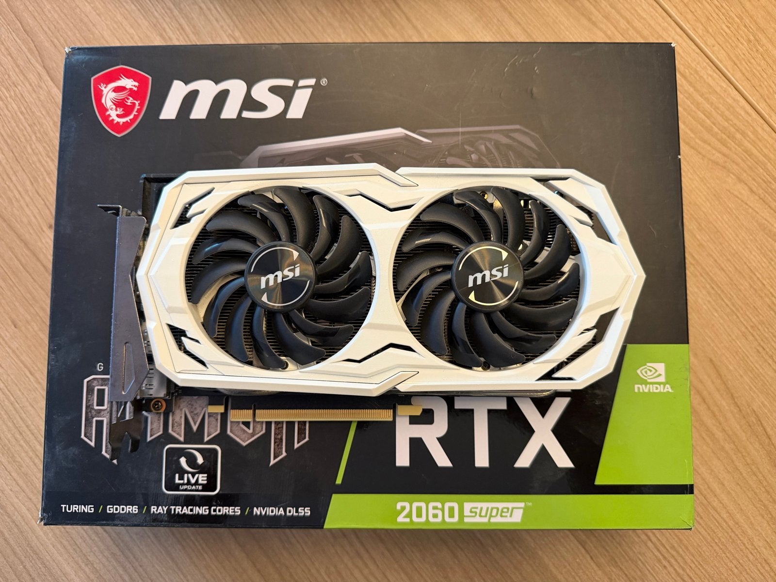 MSI GeForce RTX 2060 Super Armor OC Grafische Kaart, Ophalen, PCI-Express 3, HDMI, GDDR6