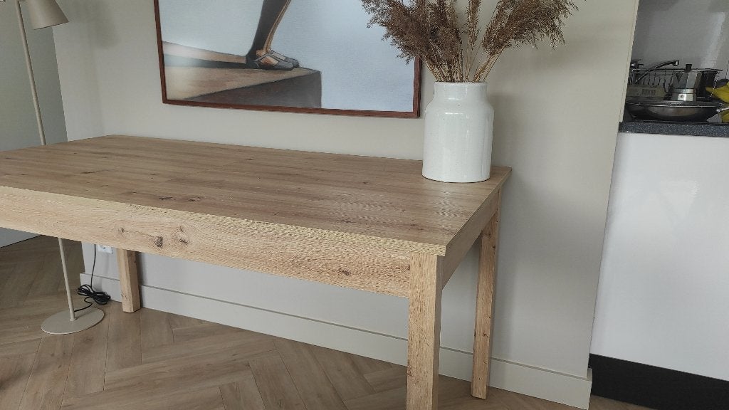 Extendable table, Huis en Inrichting, Tafels | Eettafels, Ophalen, Nieuw, 50 tot 100 cm, Vijf personen of meer