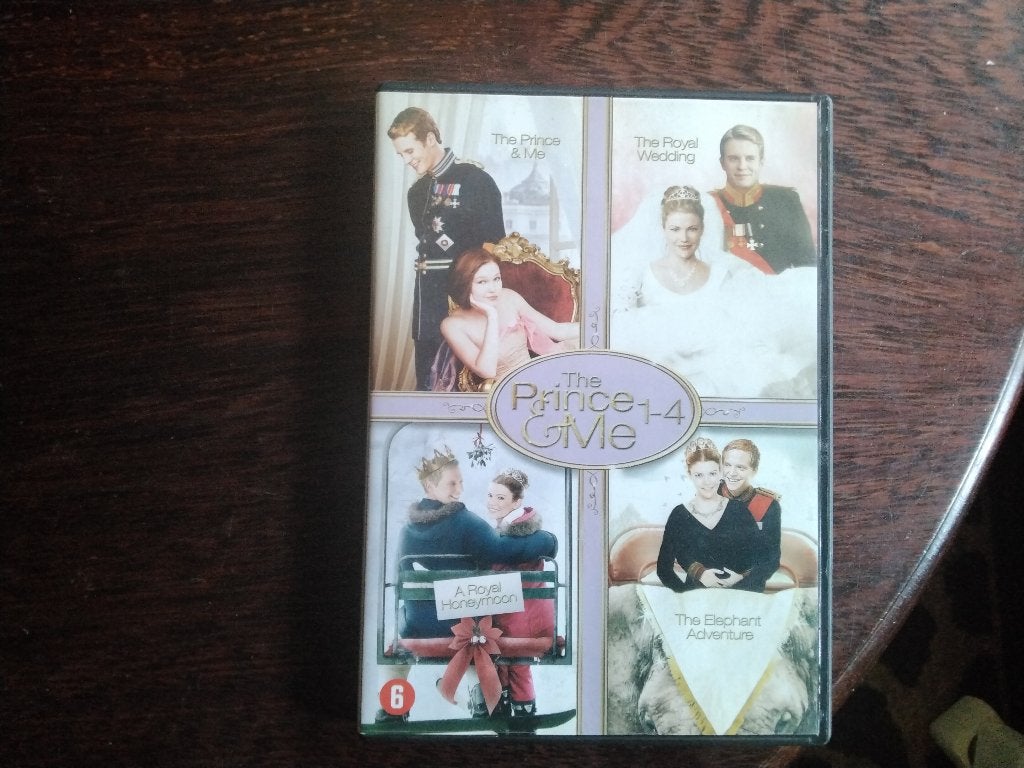 The prince and me 1-4 compleet, 4disk, origineel, Engels, Nederlands, Romantische komedie, Ophalen of Verzenden