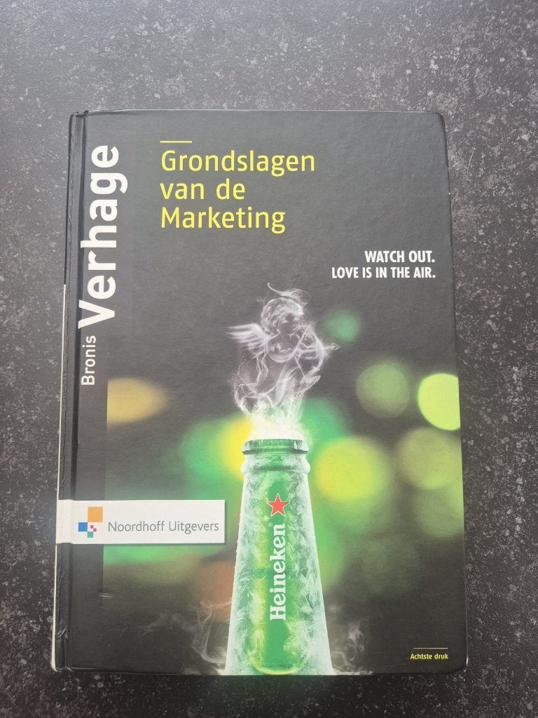Grondslagen van de marketing – 8e druk, Boeken, Zo goed als nieuw, Noordhoff Uitgevers, Gamma, HBO