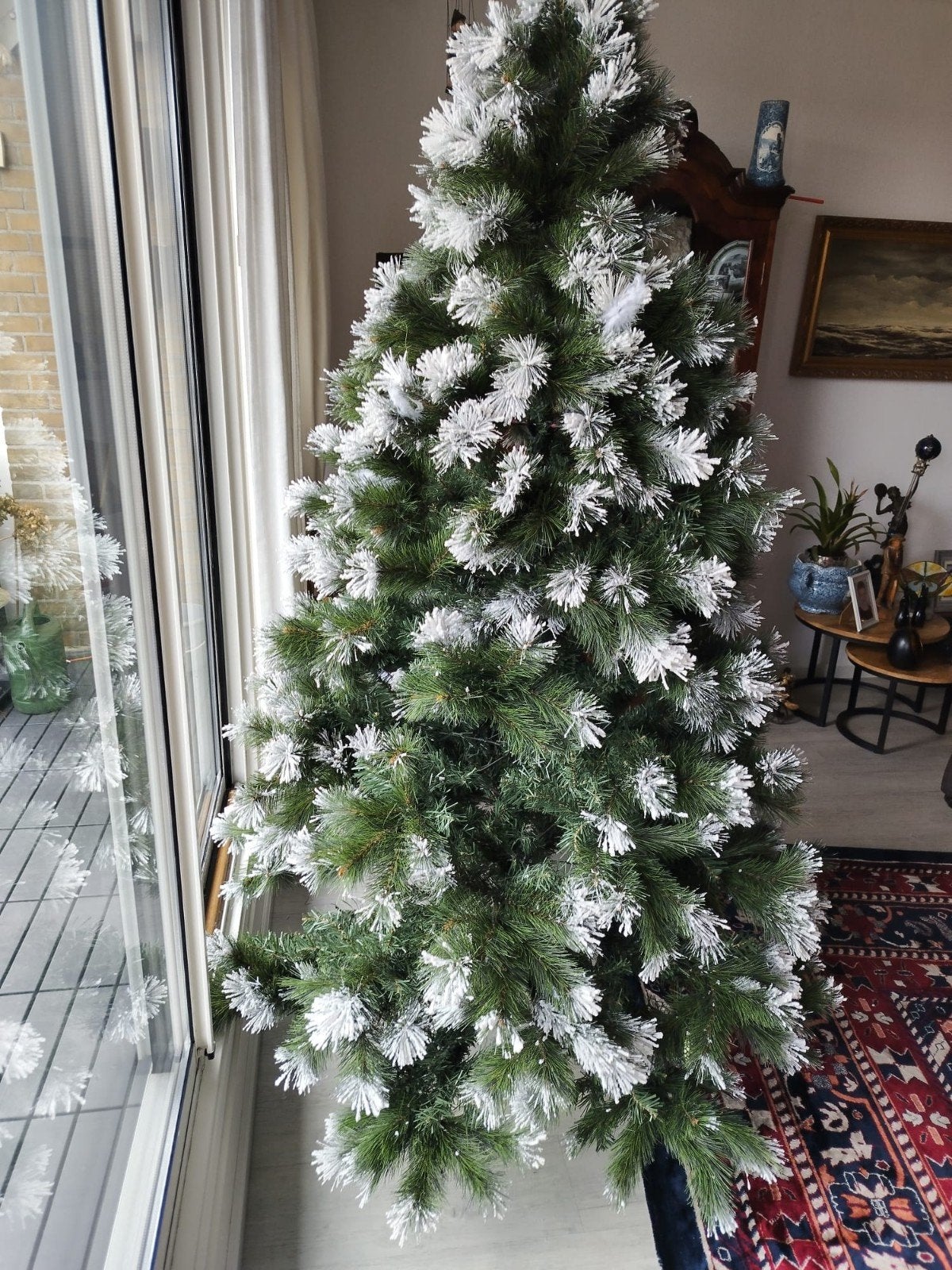 kunstkerstboom met sneeuw, Ophalen, Gebruikt