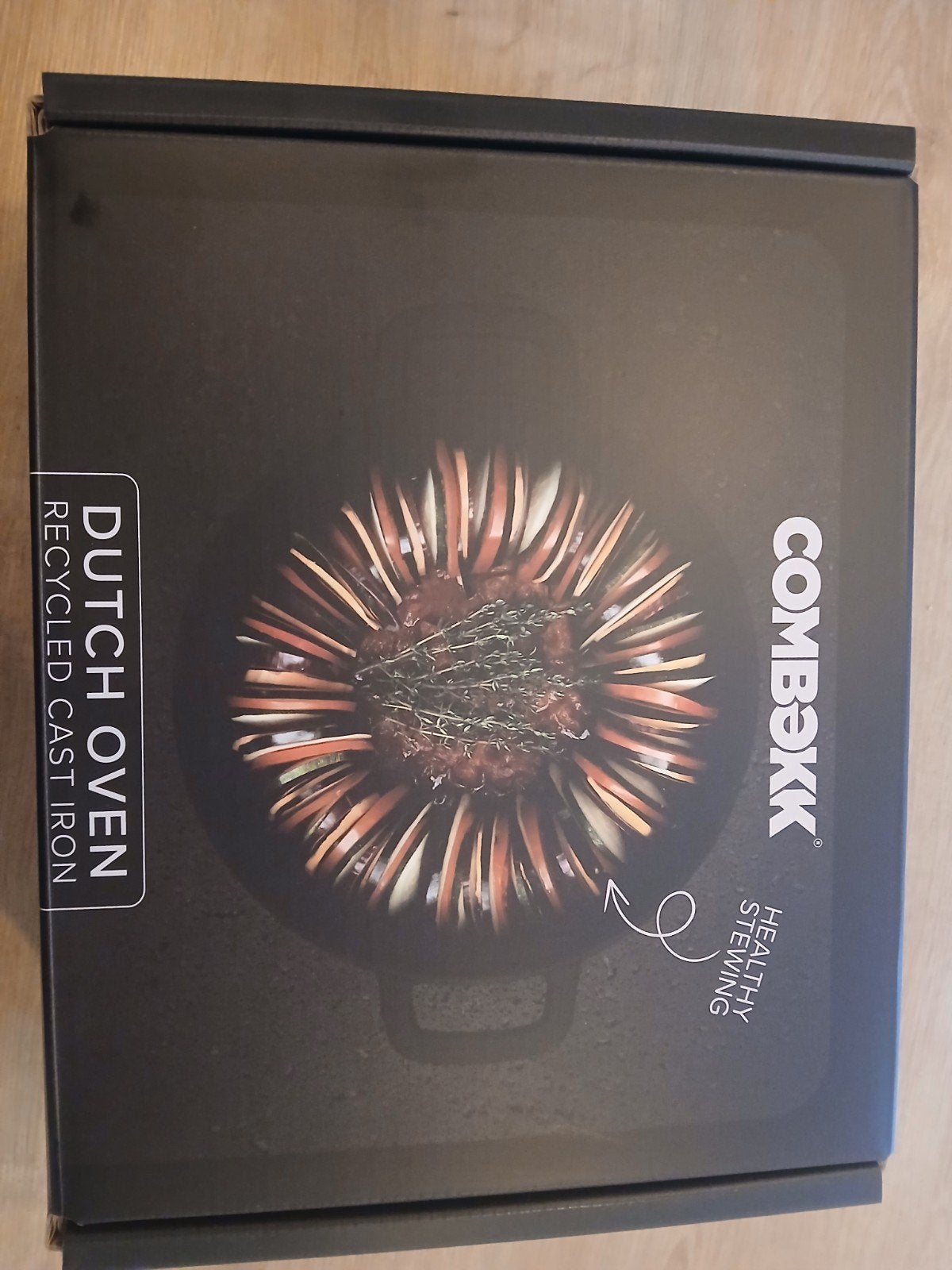 Combekk Dutch Oven 24cm - Gerecycled Gietijzer, Overige typen, Nieuw, Ophalen of Verzenden, Zwart