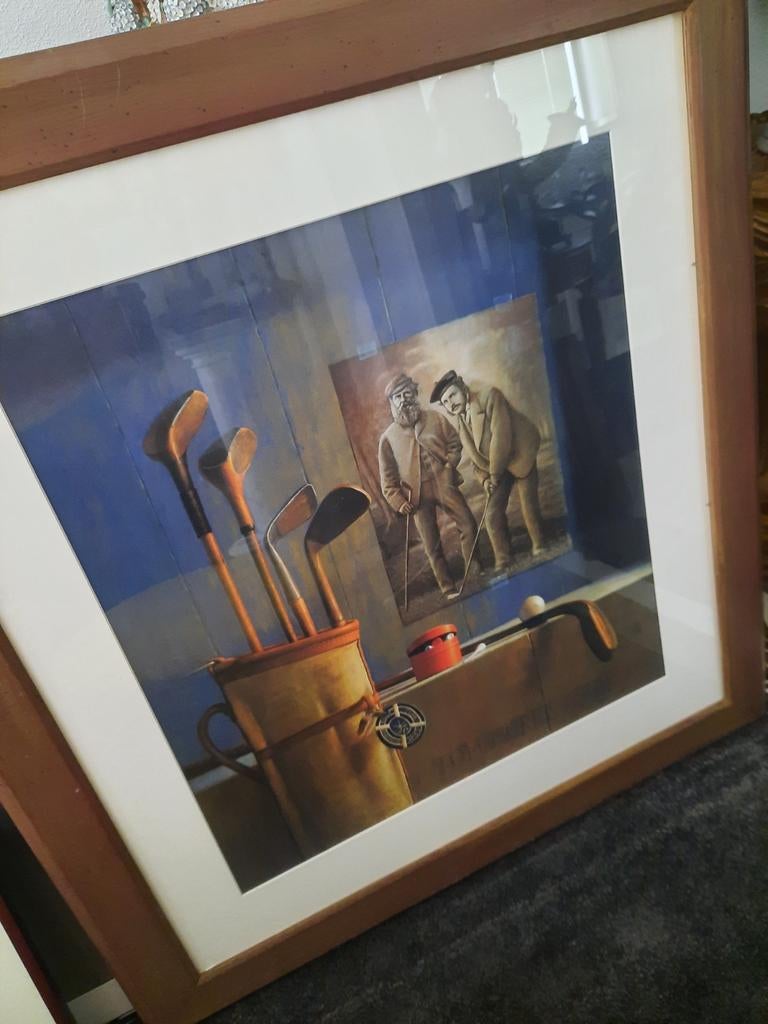 Original Litho St Andrews Scotland 1843 Golf Club, Sport en Fitness, Ophalen of Verzenden
