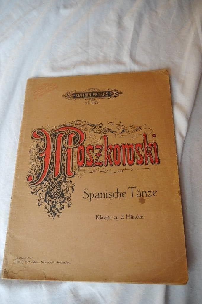 Spaanse Dansen - Moszkowski, Gebruikt, Klassiek, Ophalen of Verzenden, Artiest of Componist