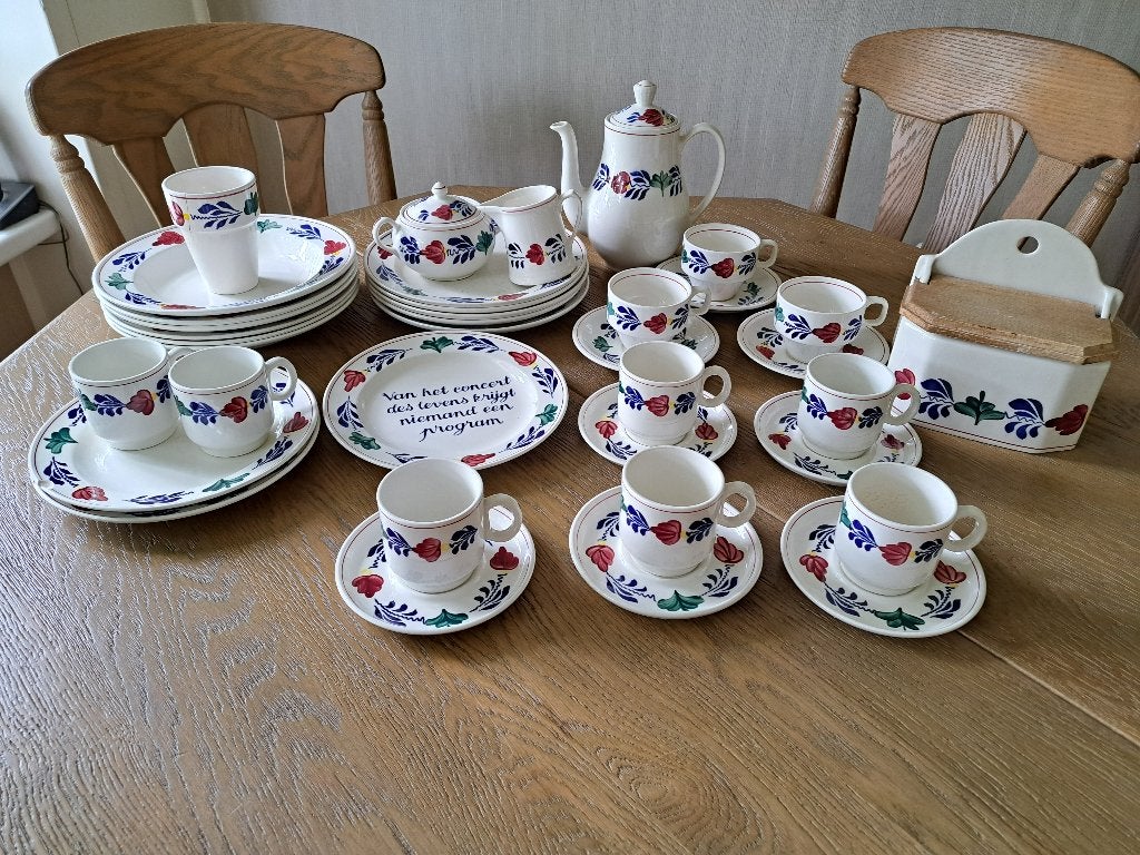 boerenbont servies, Ophalen, Overige typen, Zo goed als nieuw, Aardewerk