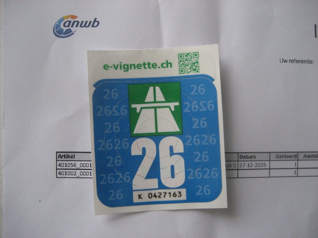 2026 Zwitserland vignet, Tickets en Kaartjes, Autovignetten, Eén persoon