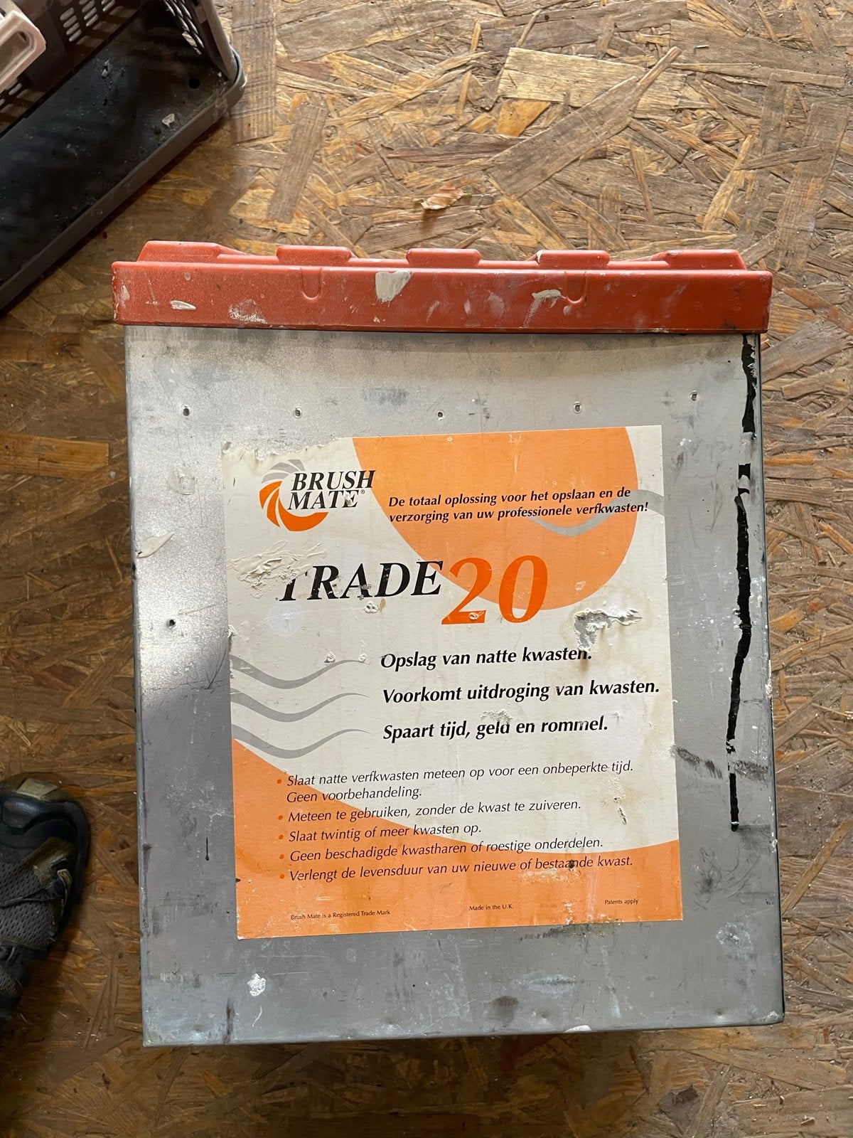Brush Mate Trade 20 Buitenkwast Opslagkist, Ophalen of Verzenden, Gebruikt, Overige typen