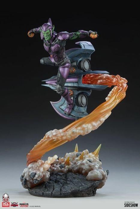 Sideshow PCS Collectibles Green Goblin 1:6 Statue Stunt!, Verzamelen, Beelden en Beeldjes, Nieuw, Ophalen of Verzenden