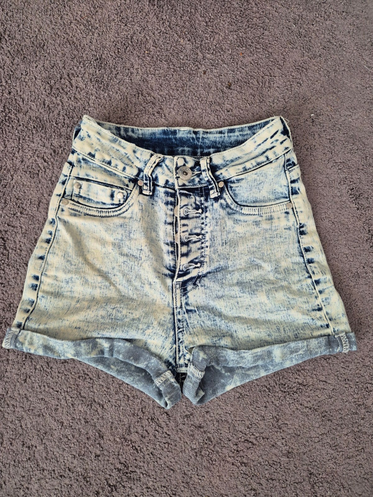 korte broek maat xxs, Kleding | Dames, Blauw, Ophalen of Verzenden, Zo goed als nieuw, W27 (confectie 34) of kleiner