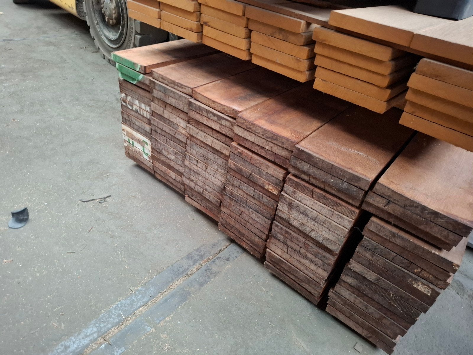 96 st azobe planken 200x15x2 cm bezorgen mogelijk, Ophalen, Nieuw, 250 cm of meer, Planken