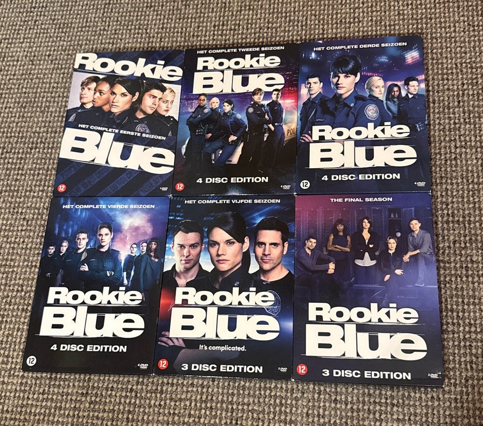 Rookie Blue - Complete Serie, Seizoen 1 t/m 6, ZELDZAAM, Engels, Misdaad, Nederlands, Ophalen of Verzenden