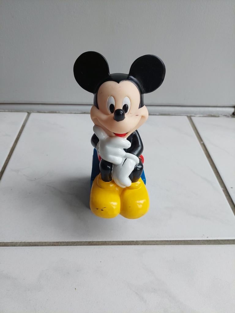 Vintage Mickey Mouse lamp/ Beeldje - Disney Figuur, Verzamelen, Disney, Zo goed als nieuw, Beeldje of Figuurtje, Mickey Mouse