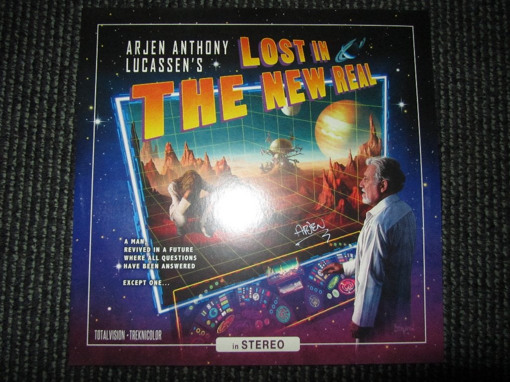 2 LP Arjen Lucassen - Lost in the New Real 2012 vinyl Ayreon, Cd's en Dvd's, Progressive metal, Ophalen of Verzenden, Zo goed als nieuw