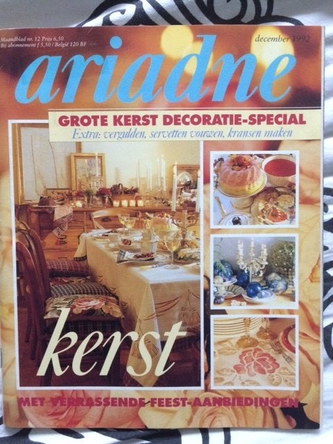 ariadne december 1992, Boeken, Ophalen of Verzenden, Gelezen, Damesbladen